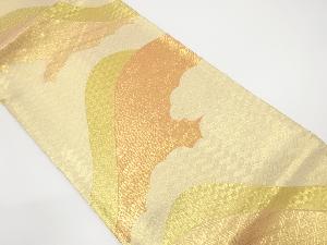 佐賀錦 山並模様織り出し袋帯